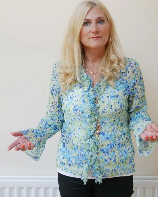 Sonya Hudson, clinical hypnotherapist, in a bright room
